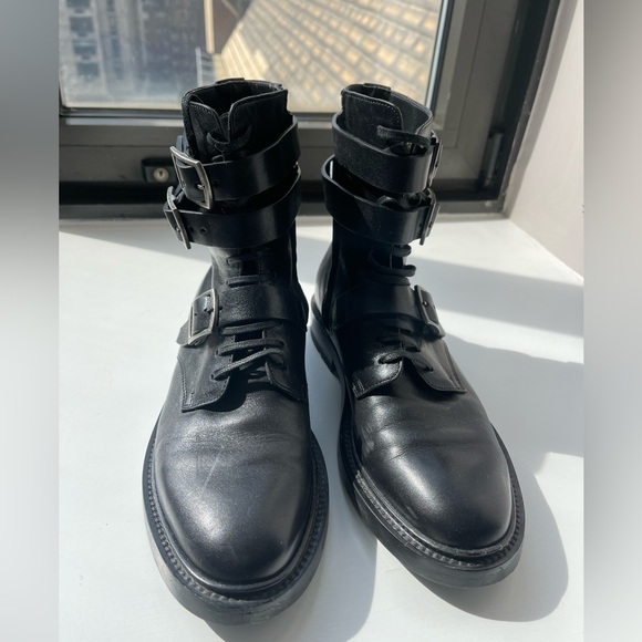 Saint Laurent 38.5 combat boots in great used condition - Picture 4 of 8